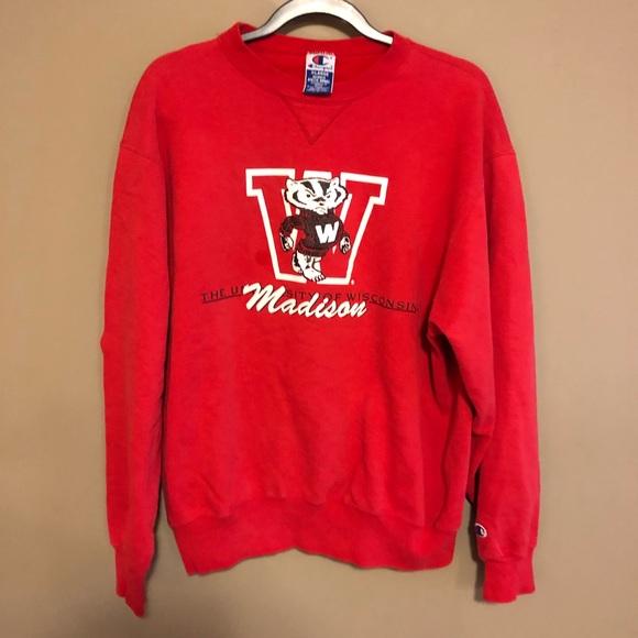 Champion Uw Madison Vintage Crewneck 
